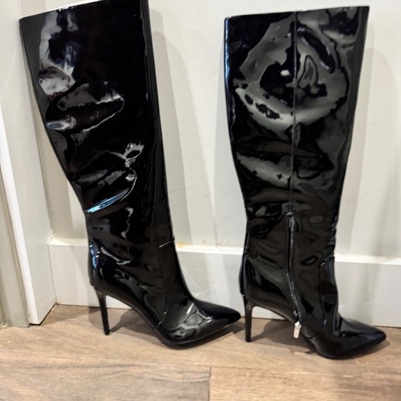Ninewest Taler patent leather knee high boots - Picture 10 of 11